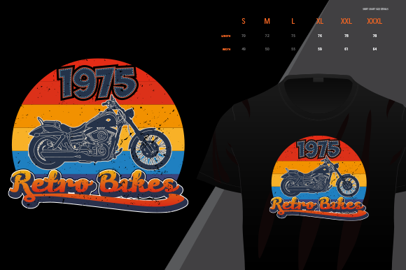 Retro Bikes T-shirt Design: A Designer's Review