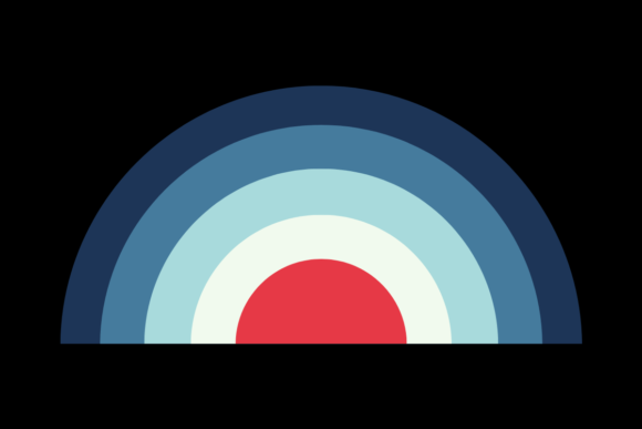 Retro Sunset Vintage - Half Circle Review