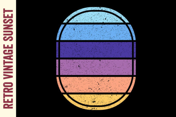 Retro Vintage Sunset Oval Striped Embroidery Review