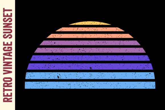 Vintage Retro Striped Sunset: A Designer's Real-World Embroidery Review