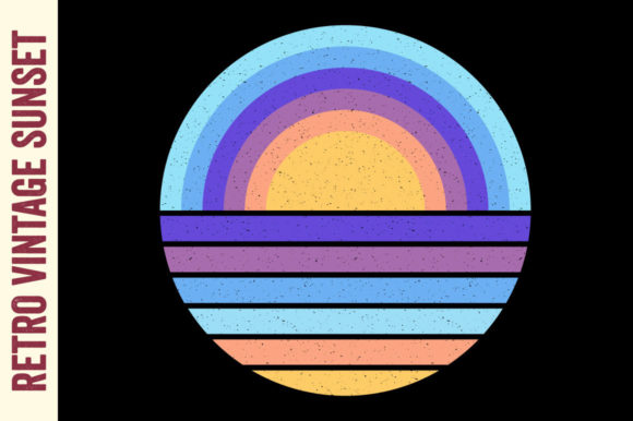Vintage Retro Sunset Grunge Texture Review